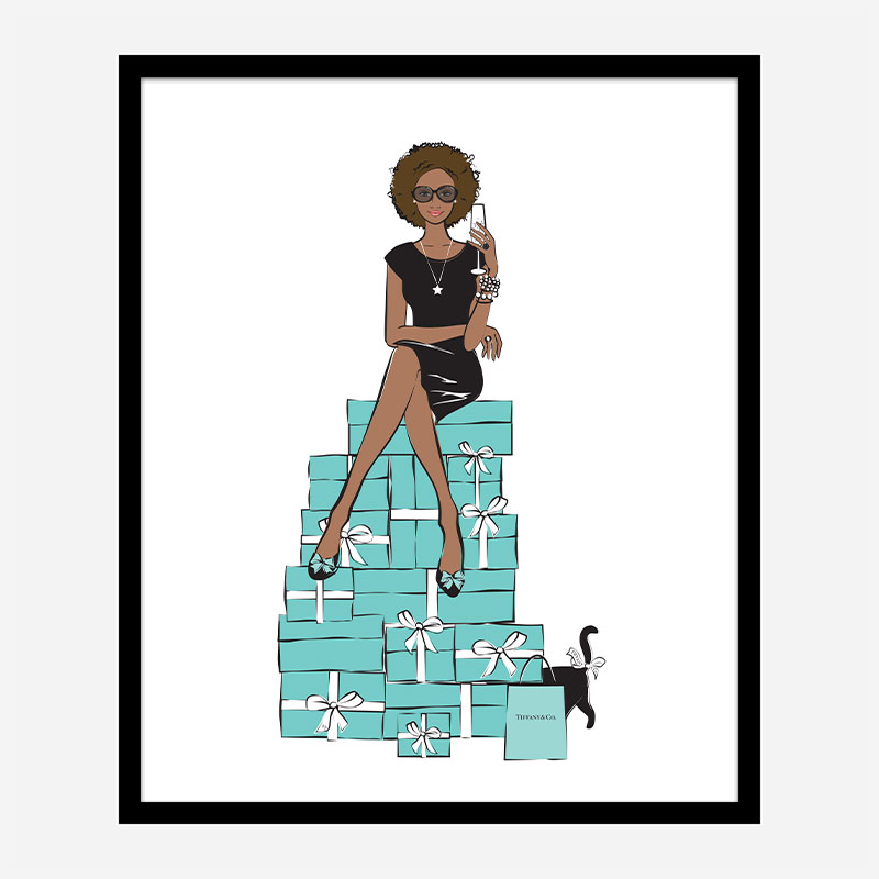 Sitting on Gifts Art Print Sitting on Gifts Art Print
