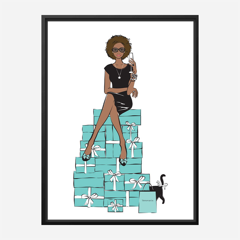 Sitting on Gifts Art Print Sitting on Gifts Art Print