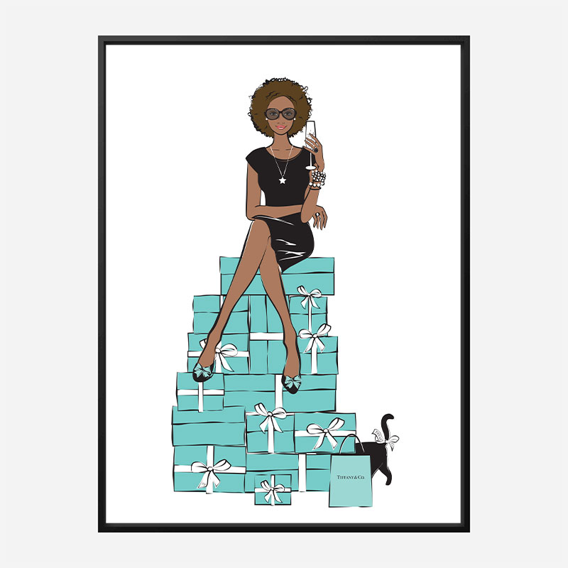 Sitting on Gifts Art Print Sitting on Gifts Art Print