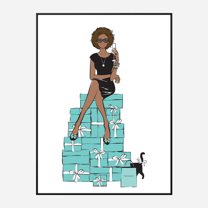 Sitting on Gifts Art Print Sitting on Gifts Art Print