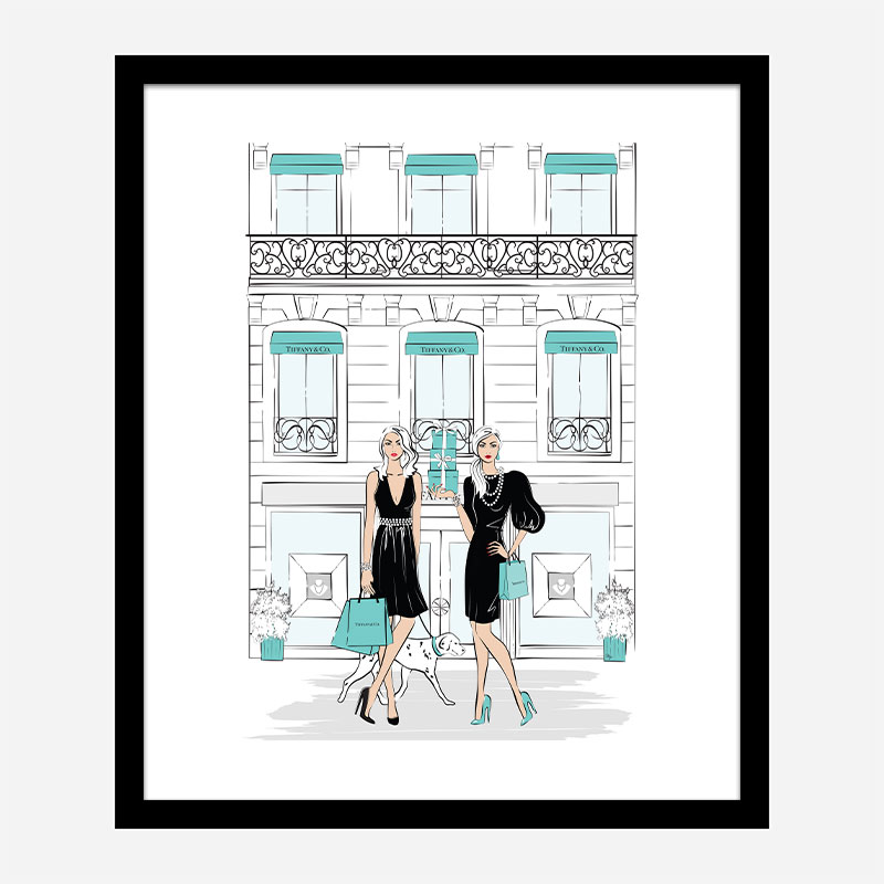 Ladies That Shop Art Print