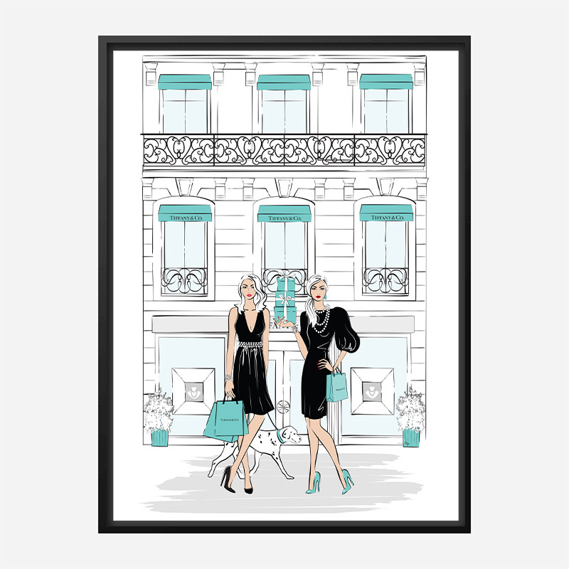 Ladies That Shop Art Print