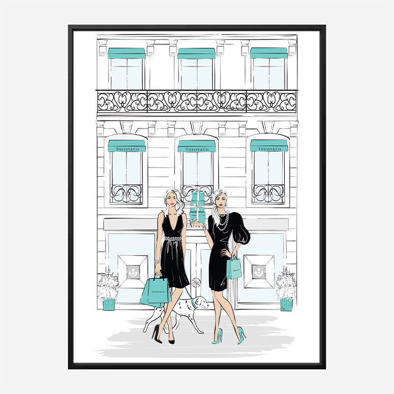 Ladies That Shop Art Print