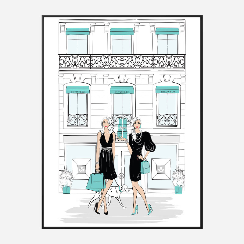 Ladies That Shop Art Print