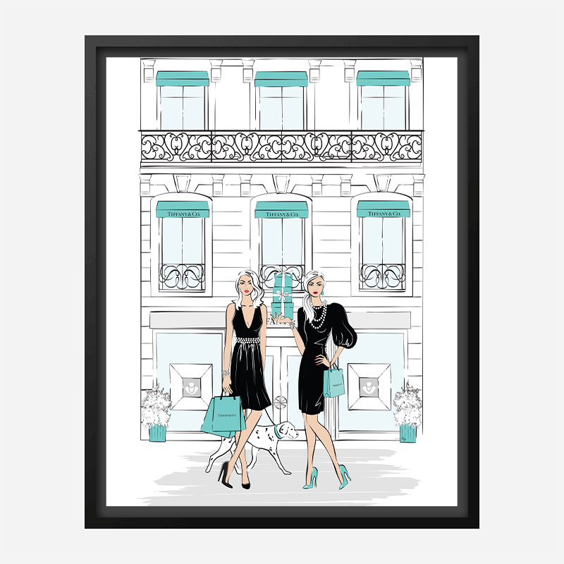 Ladies That Shop Art Print