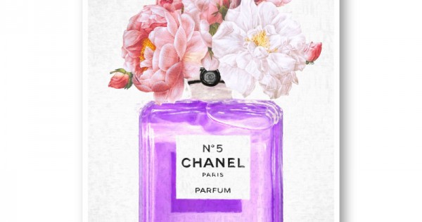 Chanel perfume purple deals