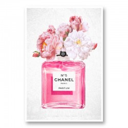 Chanel No 5 Perfume Flowers in Pink