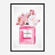 Chanel No 5 Perfume Flowers in Pink