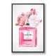 Chanel No 5 Perfume Flowers in Pink