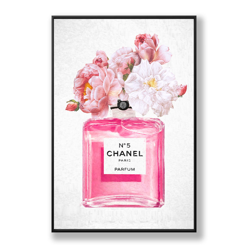 Chanel No 5 Perfume Flowers in Pink