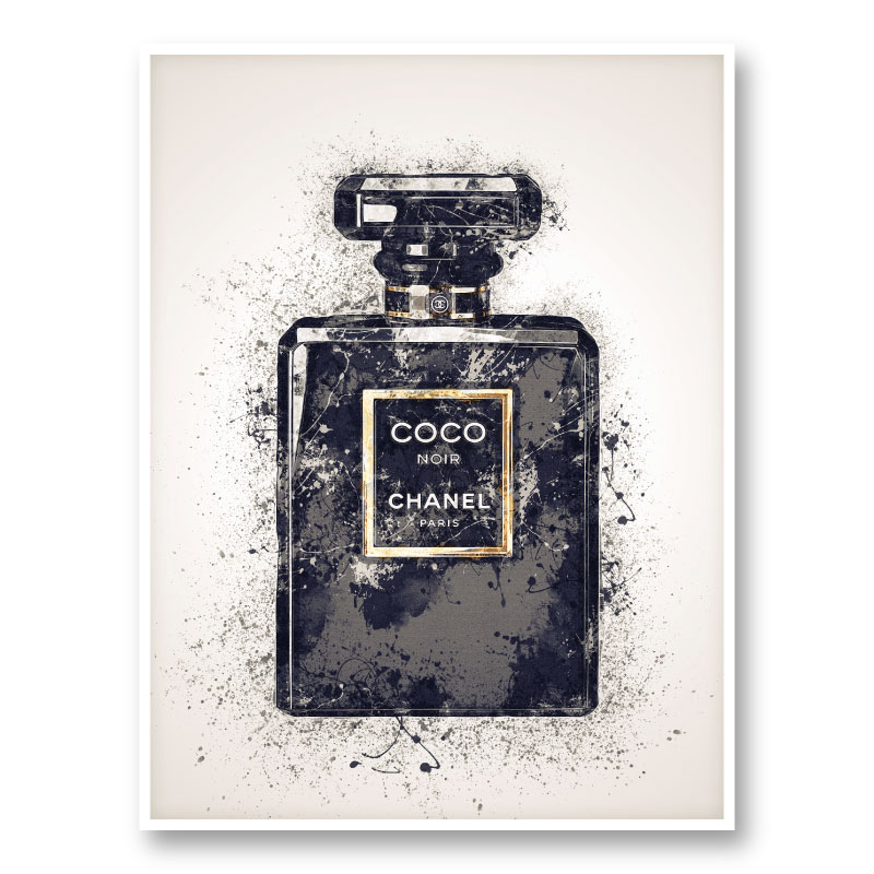 Coco Noir Dark Art Print