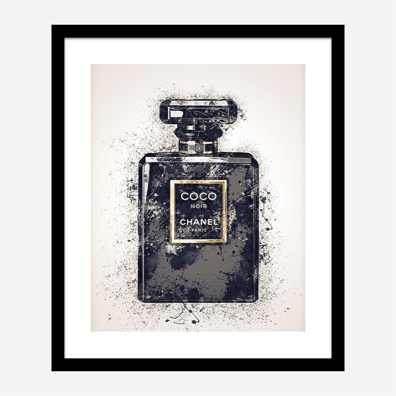 Coco Noir Dark Art Print