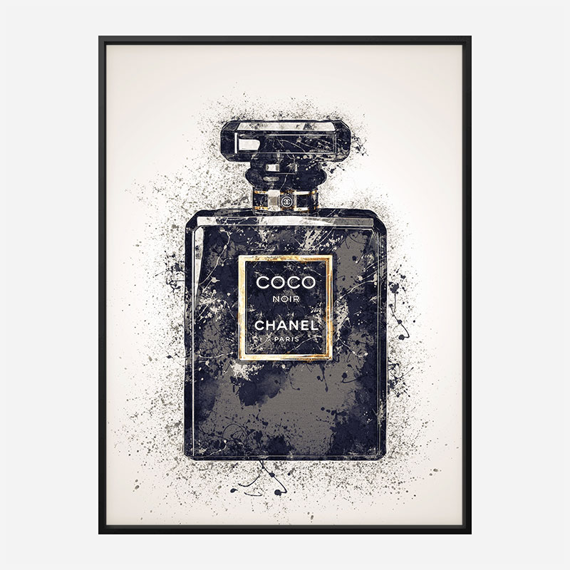 Coco Noir Dark Art Print
