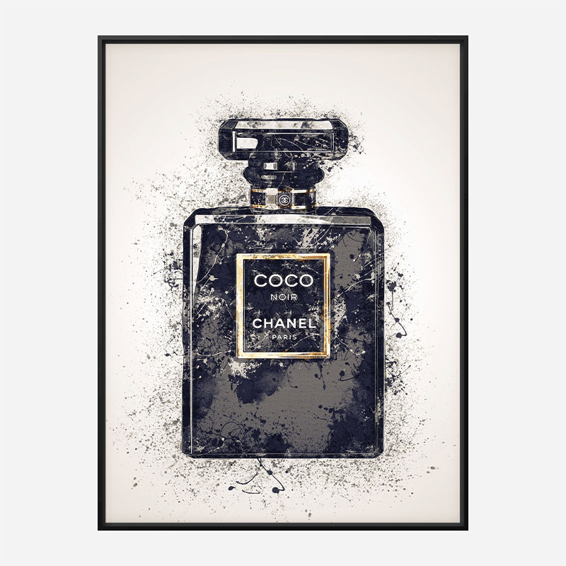 Coco Noir Dark Art Print