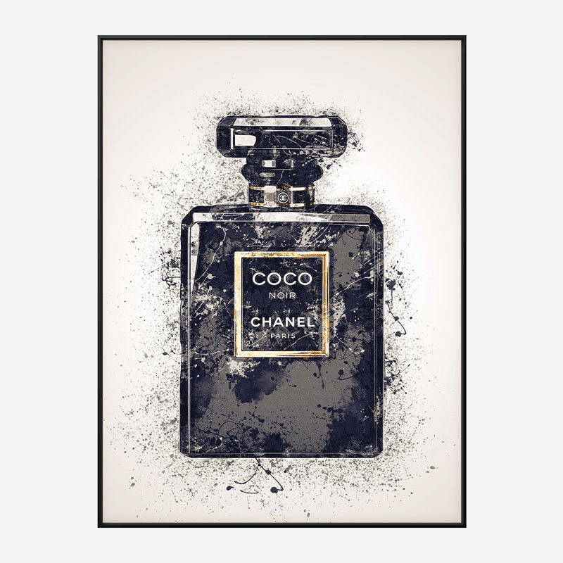 Coco Noir Dark Art Print