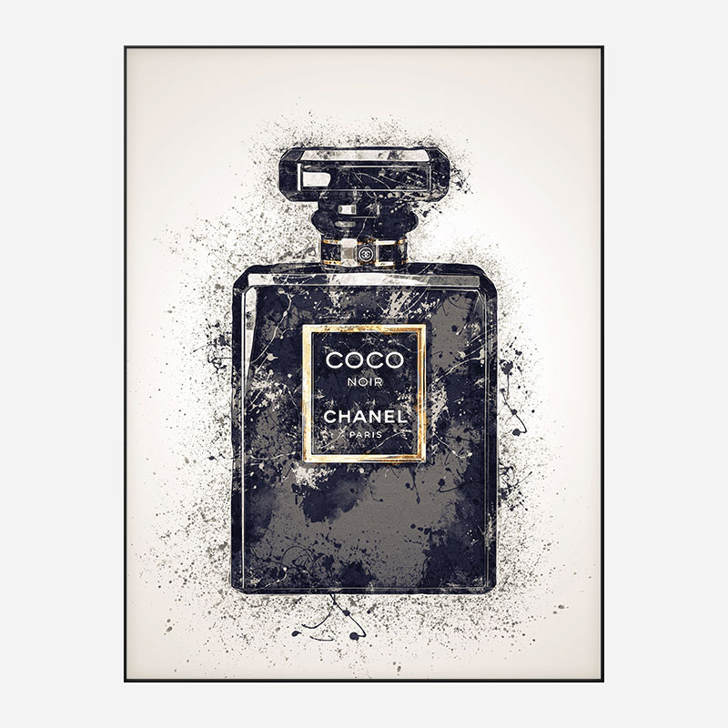 Coco Noir Dark Art Print