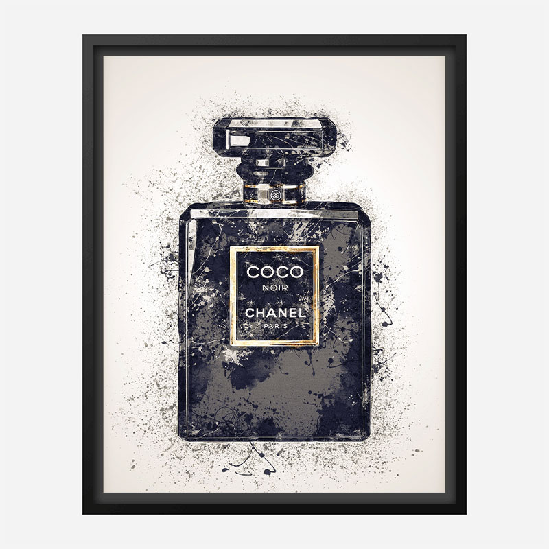 Coco Noir Dark Art Print