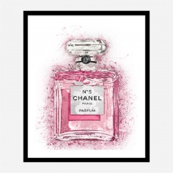 Pink Chanel No 5 Art Print