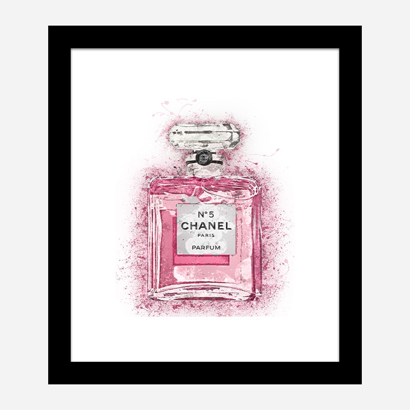 Pink Chanel No 5 Art Print