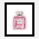 Pink Chanel No 5 Art Print