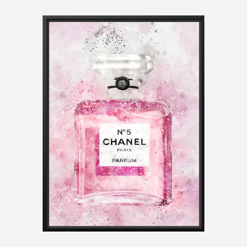 Chanel No 5 Wall Art Print Perfume Black Modern Décor – AREA51GALLERY