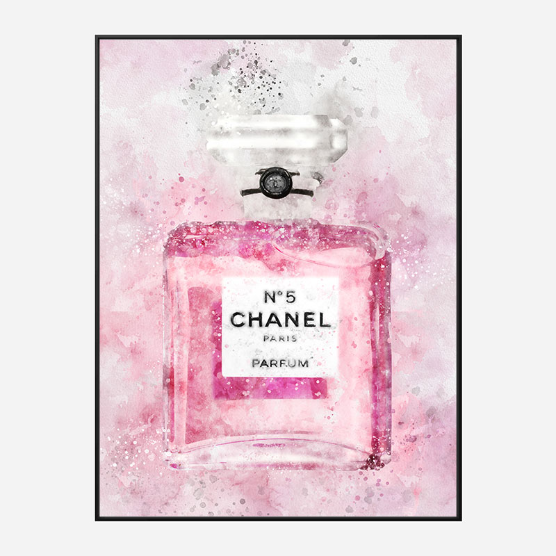 Coco Chanel Perfume Collection Pink - Art Lovers Australia