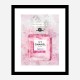 Pink Chanel No 5 Abstract Art Print