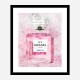 Pink Chanel No 5 Abstract Art Print