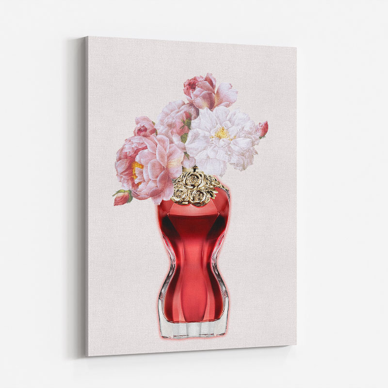 Le Belle Perfume Flowers Art Print