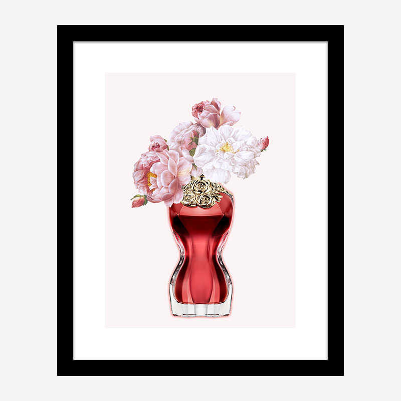 Le Belle Perfume Flowers Art Print