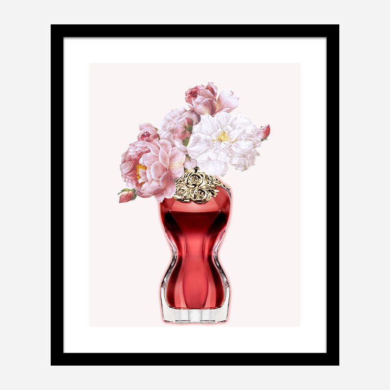 Le Belle Perfume Flowers Art Print