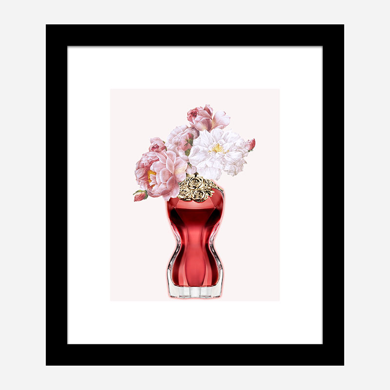 Le Belle Perfume Flowers Art Print