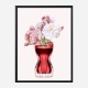 Le Belle Perfume Flowers Art Print