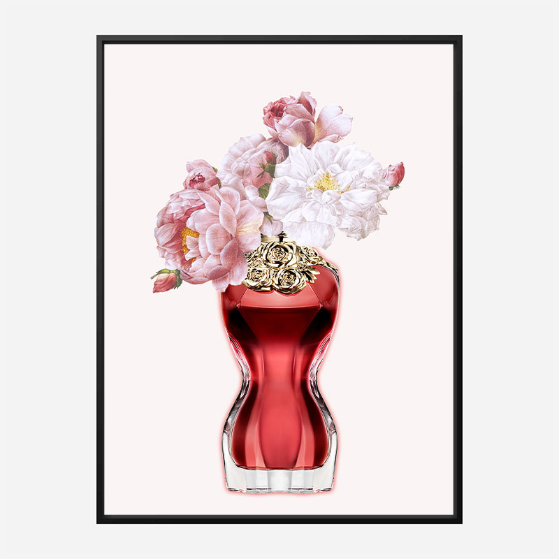 Le Belle Perfume Flowers Art Print