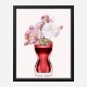 Le Belle Perfume Flowers Art Print