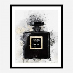 Coco Noir Water Color Art Print