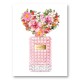 Donna Rosa Perfume Heart Flowers Art Print