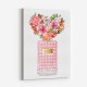 Donna Rosa Perfume Heart Flowers Art Print