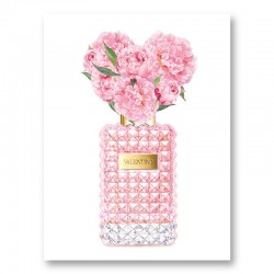 Donna Rosa Perfume Pink Art Print