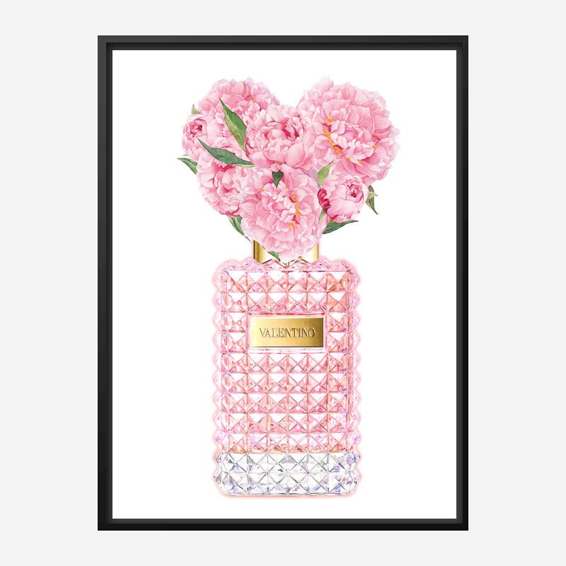 Donna Rosa Perfume Pink Art Print