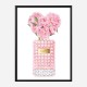 Donna Rosa Perfume Pink Art Print