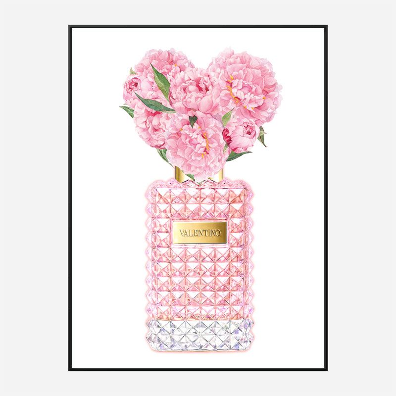 Donna Rosa Perfume Pink Art Print