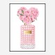 Donna Rosa Perfume Pink Art Print