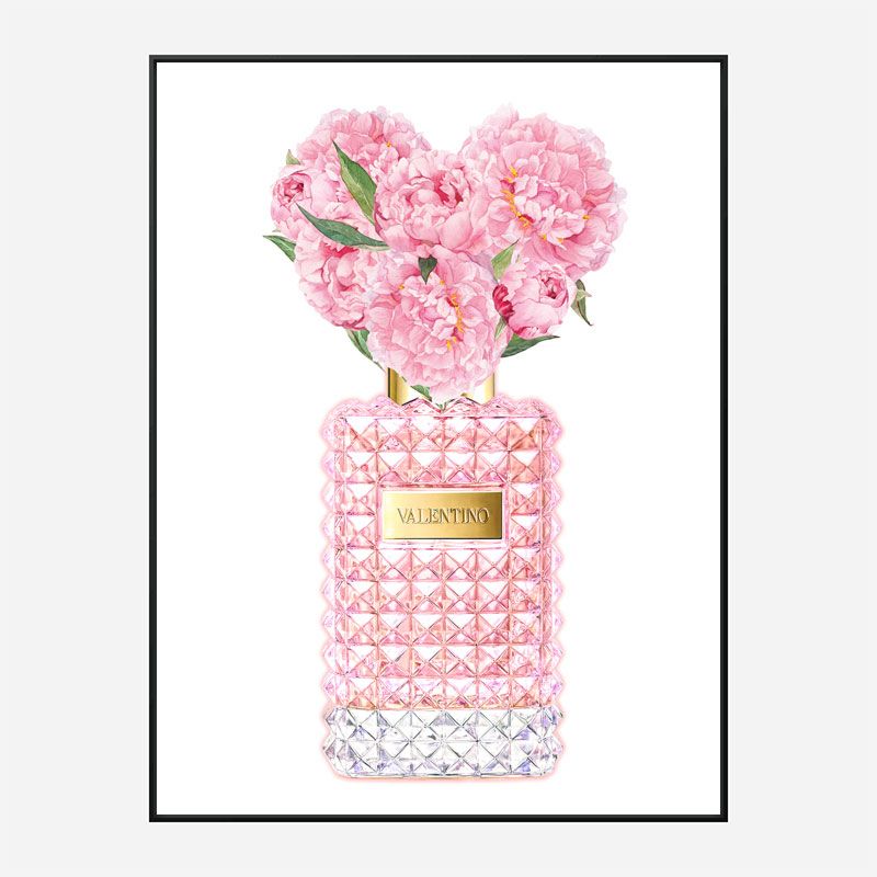 Donna Rosa Perfume Pink Art Print