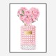 Donna Rosa Perfume Pink Art Print