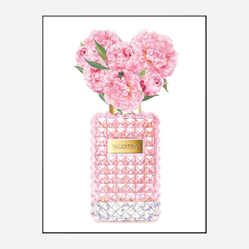 Donna Rosa Perfume Pink Art Print