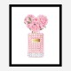 Donna Rosa Perfume Pink Art Print