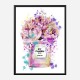 Chanel No 5 Pink Flowers Art Print Chanel No 5 Pink Flowers Art Print