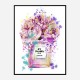 Chanel No 5 Pink Flowers Art Print Chanel No 5 Pink Flowers Art Print