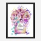 Chanel No 5 Pink Flowers Art Print Chanel No 5 Pink Flowers Art Print